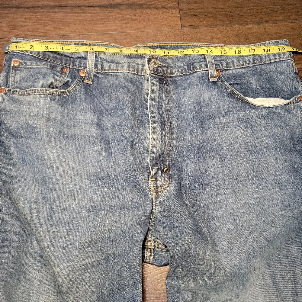 Levi's Mens 505‎ Blue Jeans Size 40X32 Classic Straight Leg Style